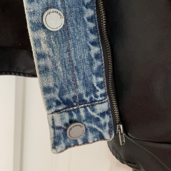 Faux leather blank nyc jacket - Picture 7 of 9